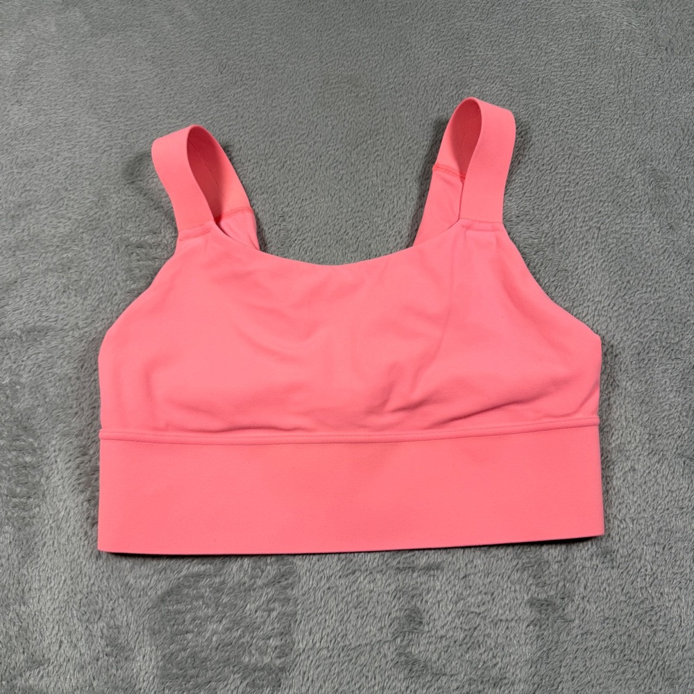 Athleta‎ Solace Bra Women Size Small Pink Strappy Back Yoga Gym Workout